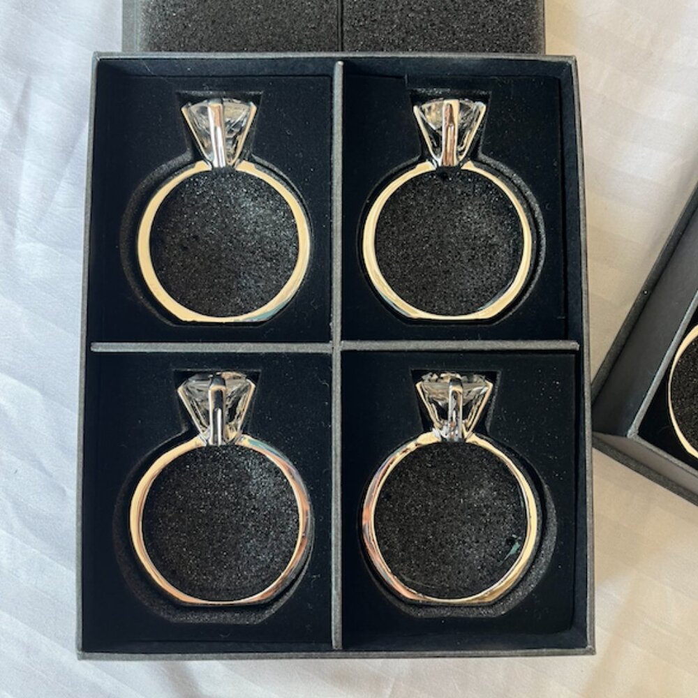 Crystal Ring Napkin Rings